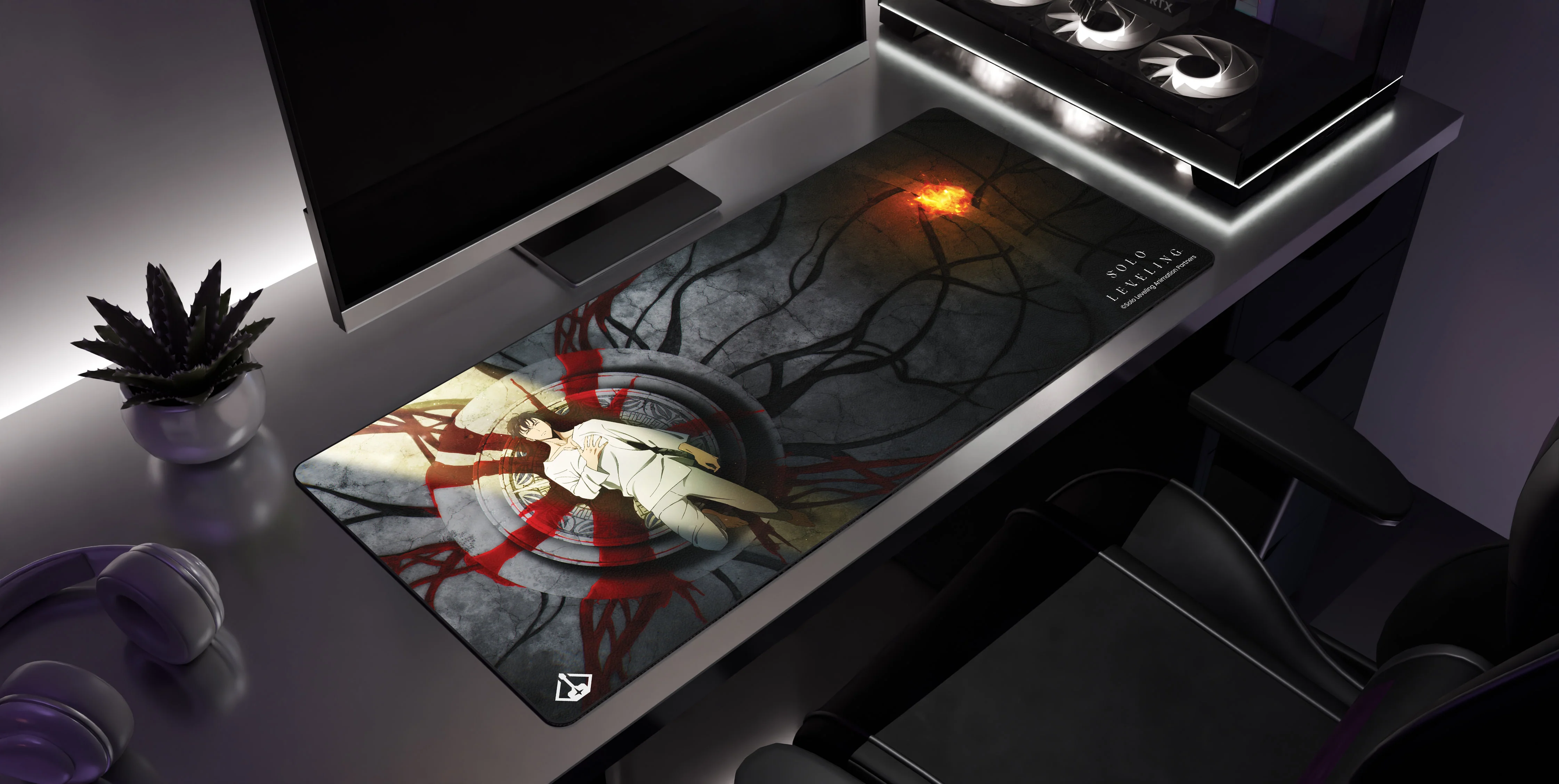 Sung Jinwoo - Solo Leveling Desk Mat